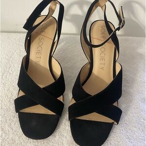 Sole Society Ankle Open Toe Heel